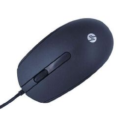 HP M10 Wired USB Mouse with 3 Buttons Optical Tracking and Stylish Design-USB Ergonomic Ambidextrous Computer Mouse for PC, Desktop, Laptop, Black
