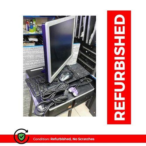 (BUY & GET FREE FOAM CLEANER PLUS FREE MOUSE AD)HP Refurbished complete computer set desktop core i5 2nd gen 4GB 500GB HDD windows 11 pro installed, 19'' monitor plus all accessories