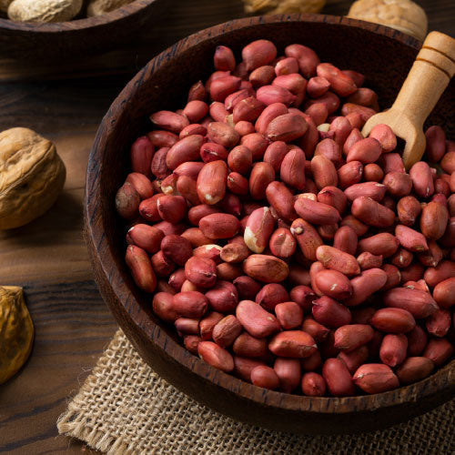 Dry-roasted, with the skins still on to keep that concentrated, slightly bitter-nutty flavor intact.They are rich in monounsaturated and polyunsaturated fats, which help keep cholesterol in check .