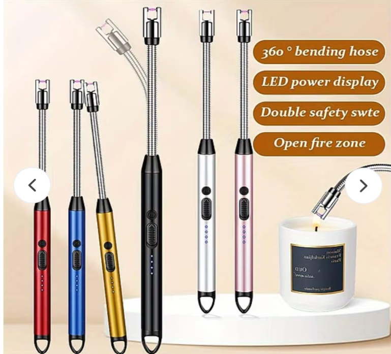 USB Rechargeable Electric Lighter uses an electric arc instead of a flame for ignition, making it windproof and flameless, designed for safety and are considered an eco-friendly alternative .