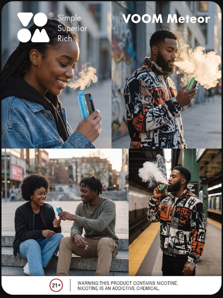 Generic VOOM 70K Puff Disposable Vape with great taste smooth vapor and power adjustable fruity flavors large vapor trendy