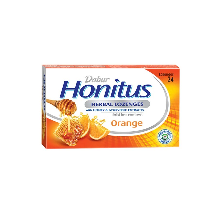 Dabur Herbal Honitus Lozenges – Orange