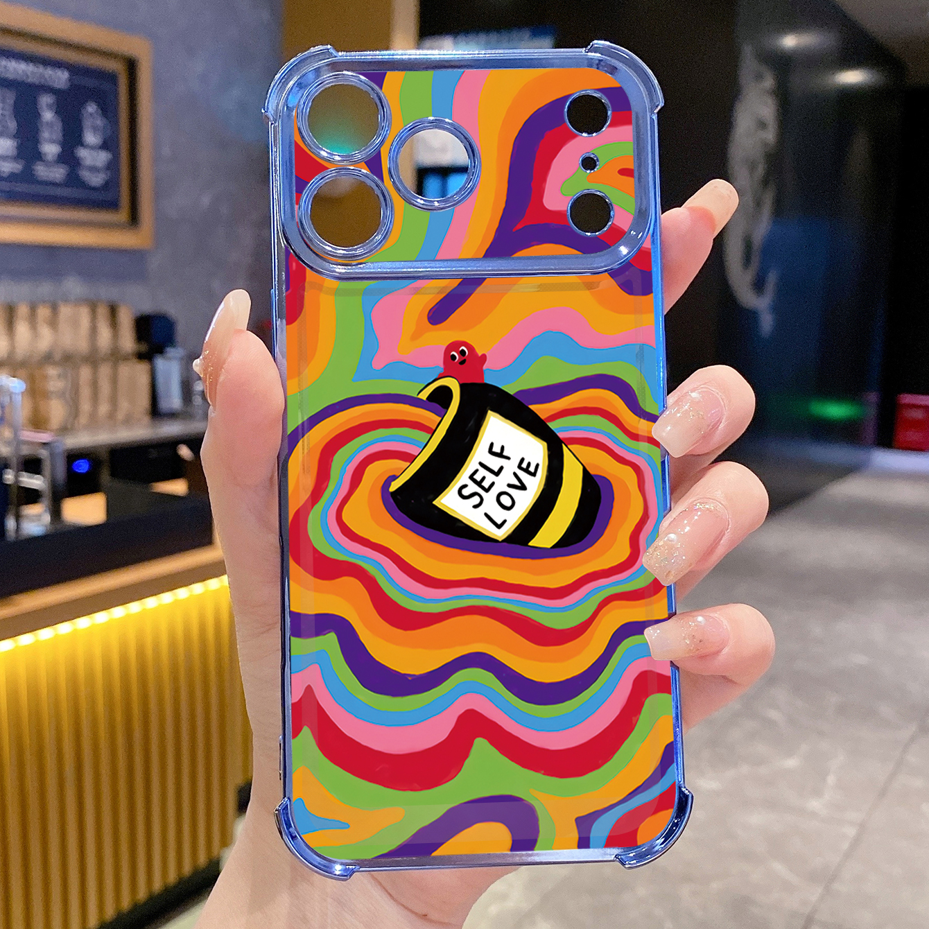 for iPhone 17 Pro Max 16 15 14 Plus Plating Phone Case Shockproof Cover Liquid Coffe