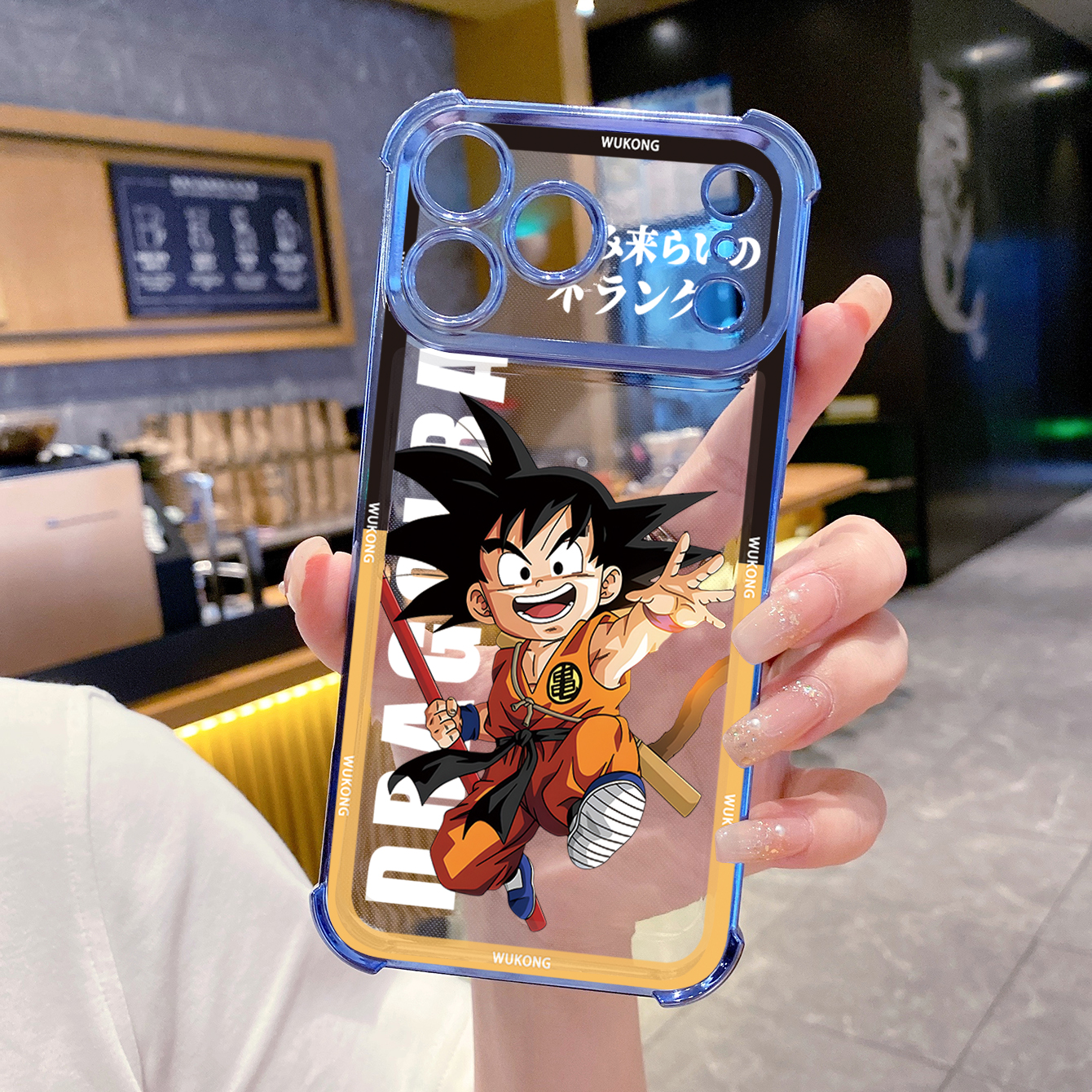 for iPhone 17 Pro Max 16 15 14 Plus Plating Phone Case Shockproof Cover Dragon Ball Wukong