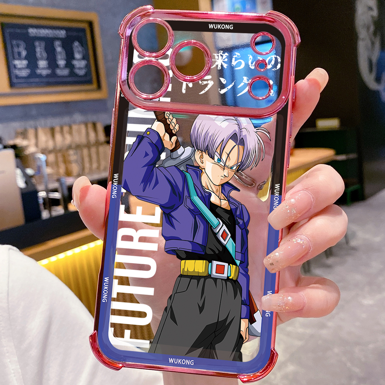 for iPhone 17 Pro Max 16 15 14 Plus Plating Phone Case Shockproof Cover Dragon Ball Wukong