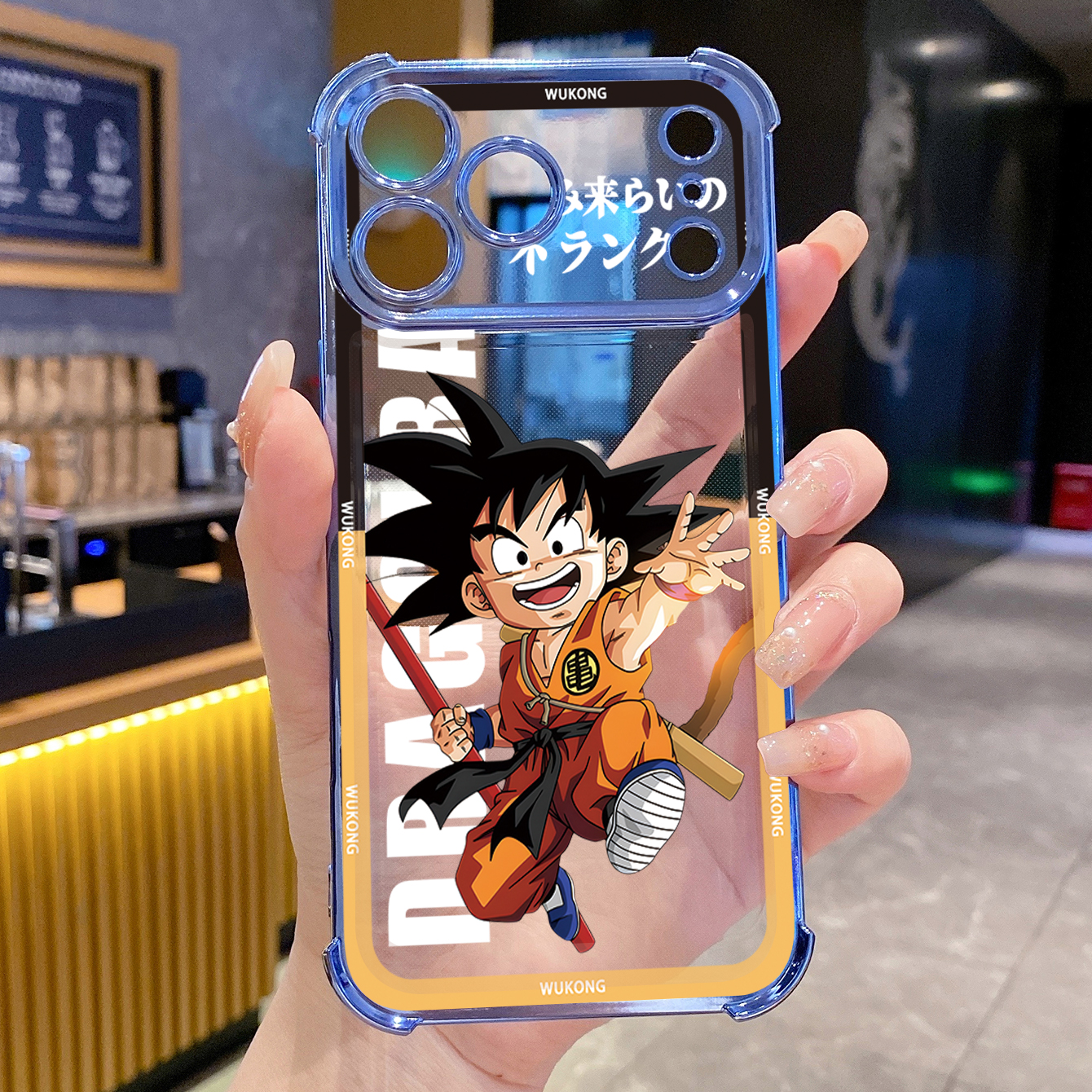 for iPhone 17 Pro Max 16 15 14 Plus Plating Phone Case Shockproof Cover Dragon Ball Wukong