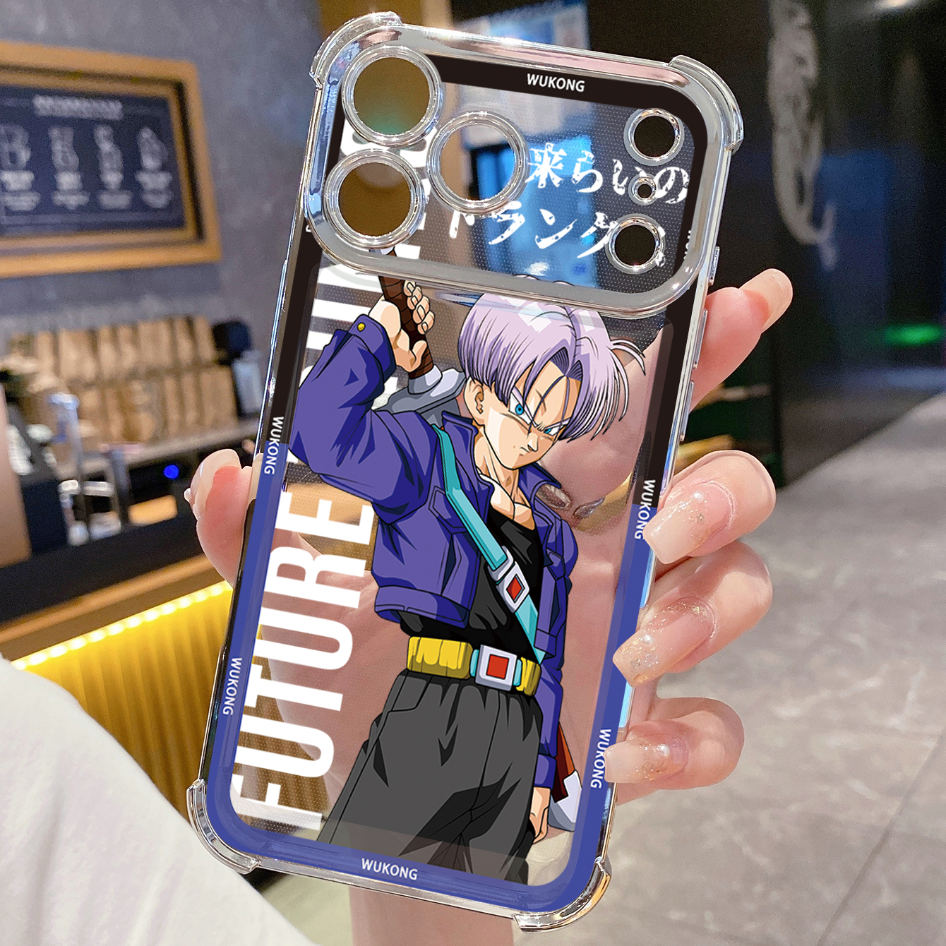 for iPhone 17 Pro Max 16 15 14 Plus Plating Phone Case Shockproof Cover Dragon Ball Wukong