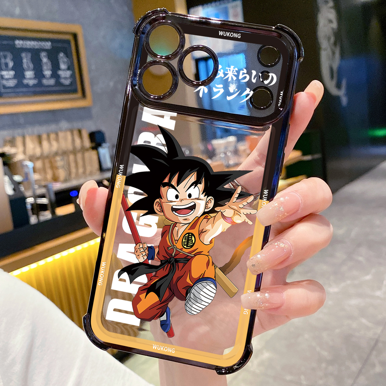 for iPhone 17 Pro Max 16 15 14 Plus Plating Phone Case Shockproof Cover Dragon Ball Wukong