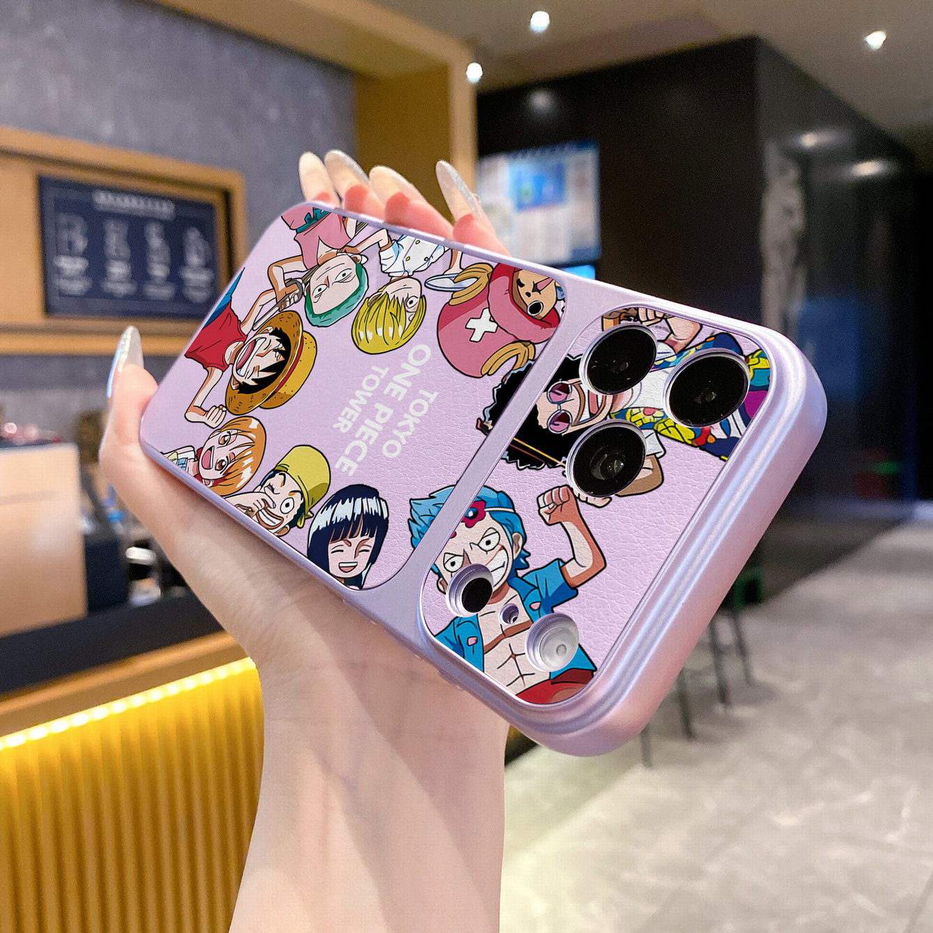 for iPhone 18 17 Pro Max 16 15 14 Plus Phone Case PU Leather Shockproof Cover Pirate OnePiece