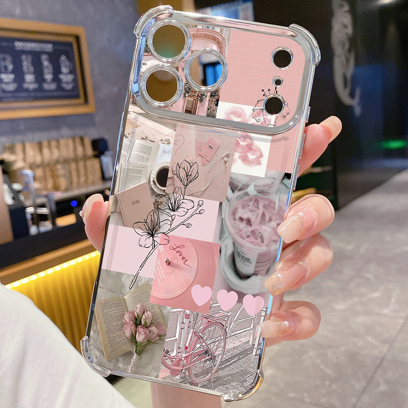 for iPhone 17 Pro Max 16 15 14 Plus Plating Phone Case Shockproof Cover illustration