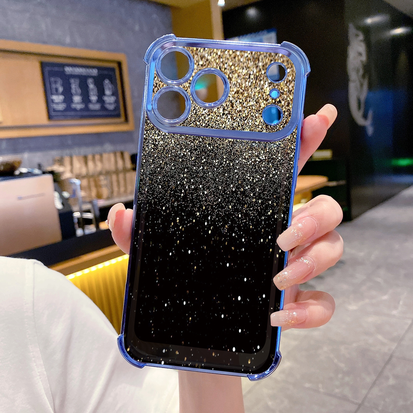 for iPhone 17 Pro Max 16 15 14 Plus Plating Phone Case Shockproof Cover Luxury Colorful