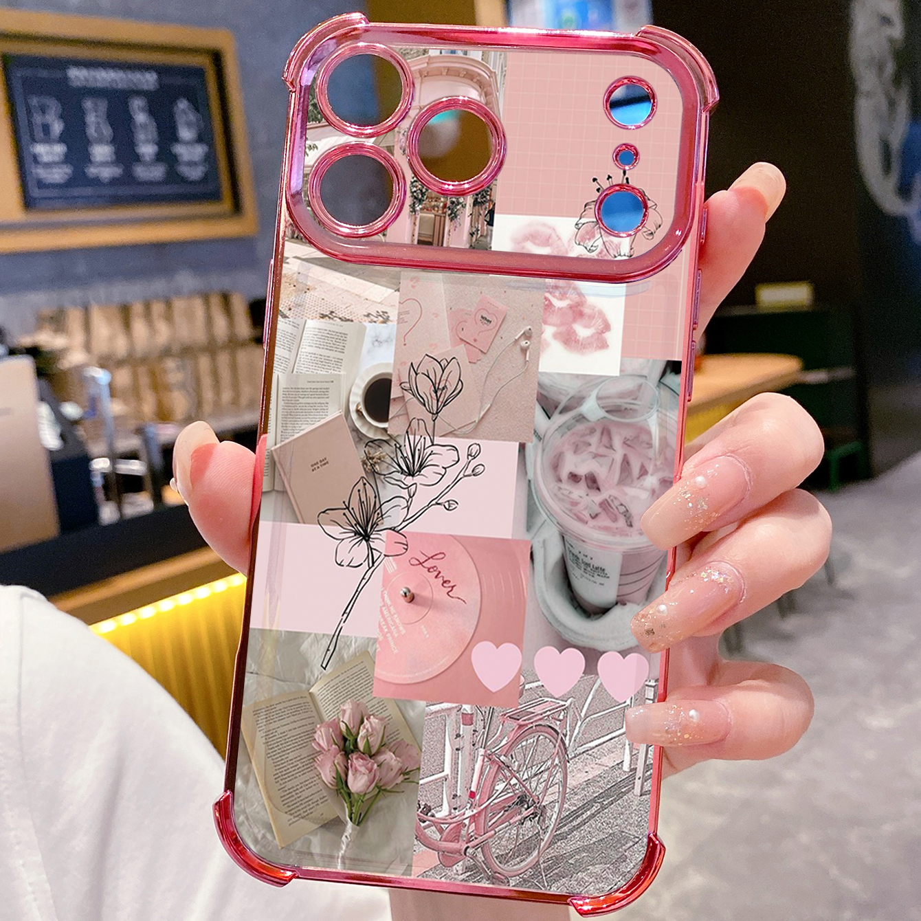 for iPhone 17 Pro Max 16 15 14 Plus Plating Phone Case Shockproof Cover illustration