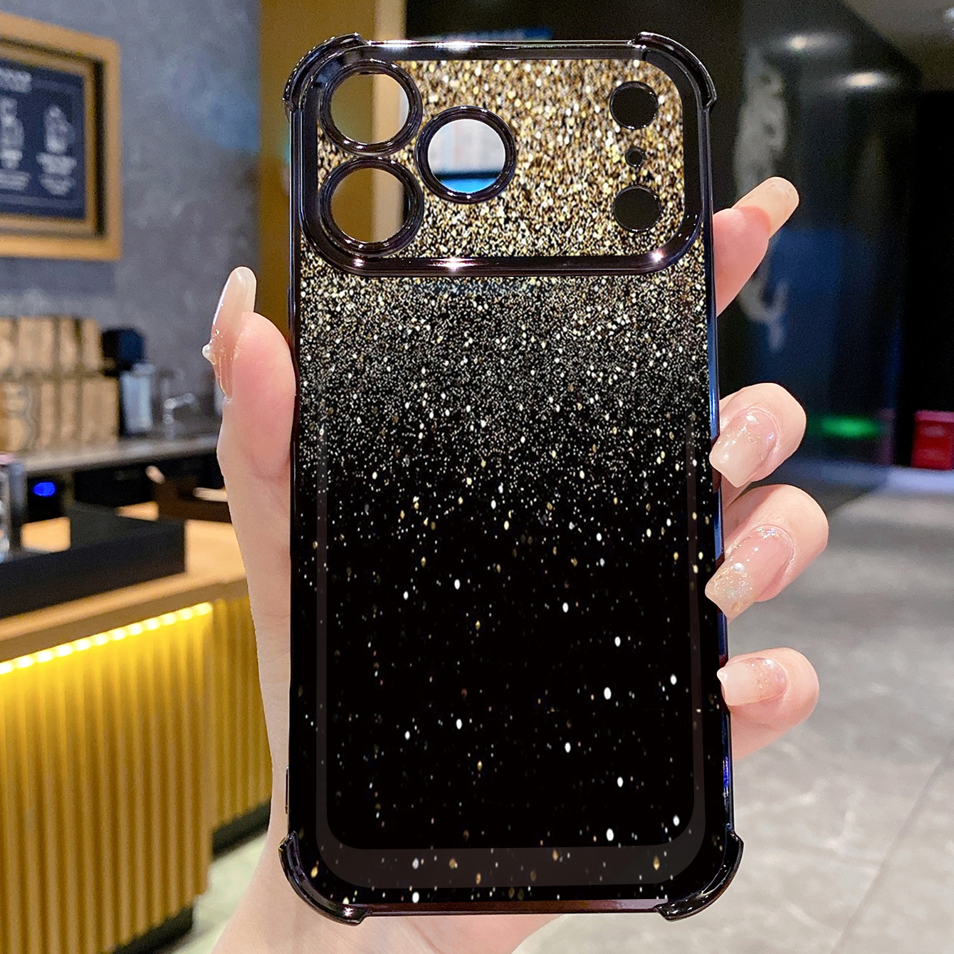 for iPhone 17 Pro Max 16 15 14 Plus Plating Phone Case Shockproof Cover Luxury Colorful