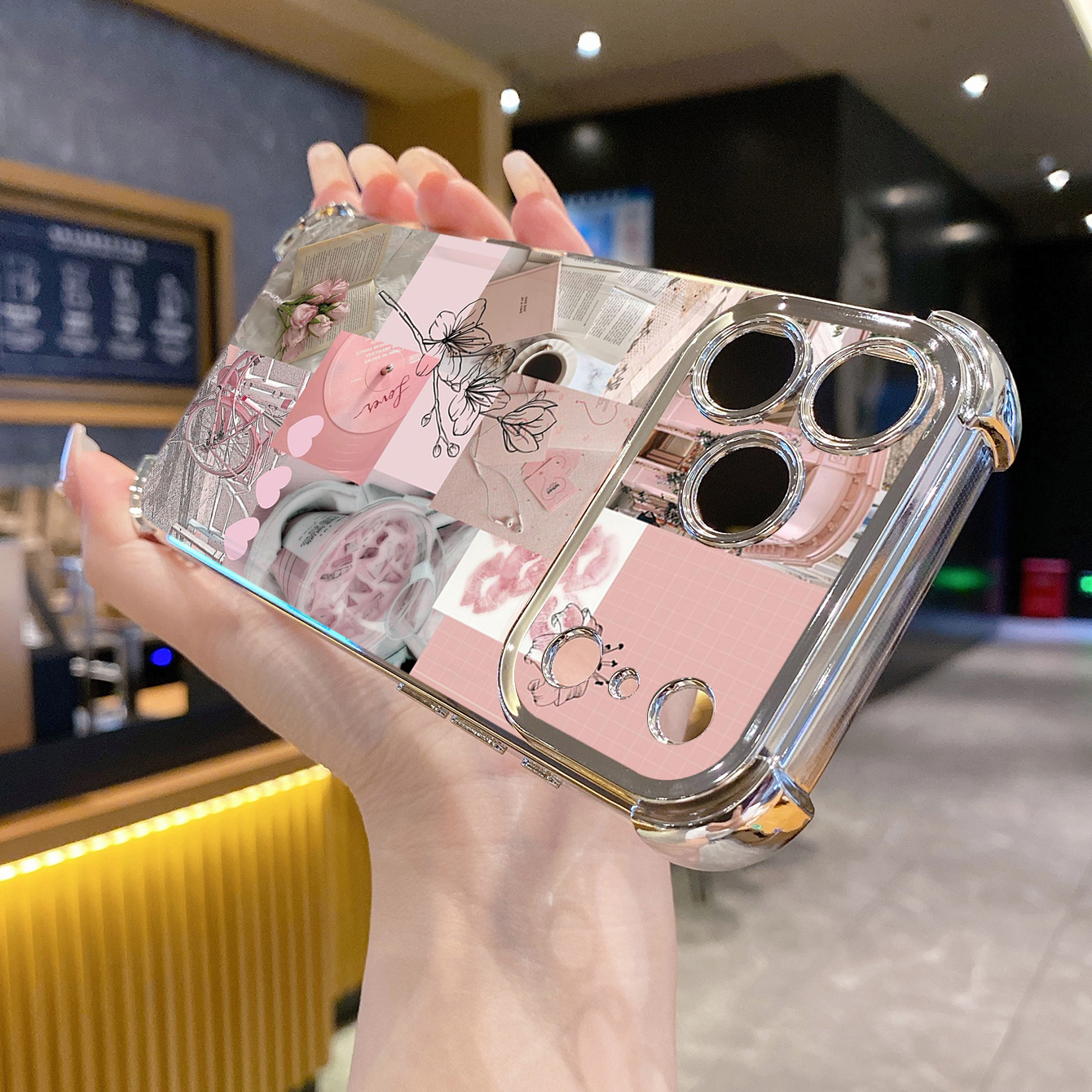 for iPhone 17 Pro Max 16 15 14 Plus Plating Phone Case Shockproof Cover illustration