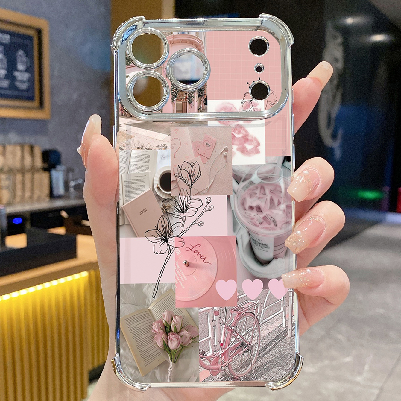 for iPhone 17 Pro Max 16 15 14 Plus Plating Phone Case Shockproof Cover illustration