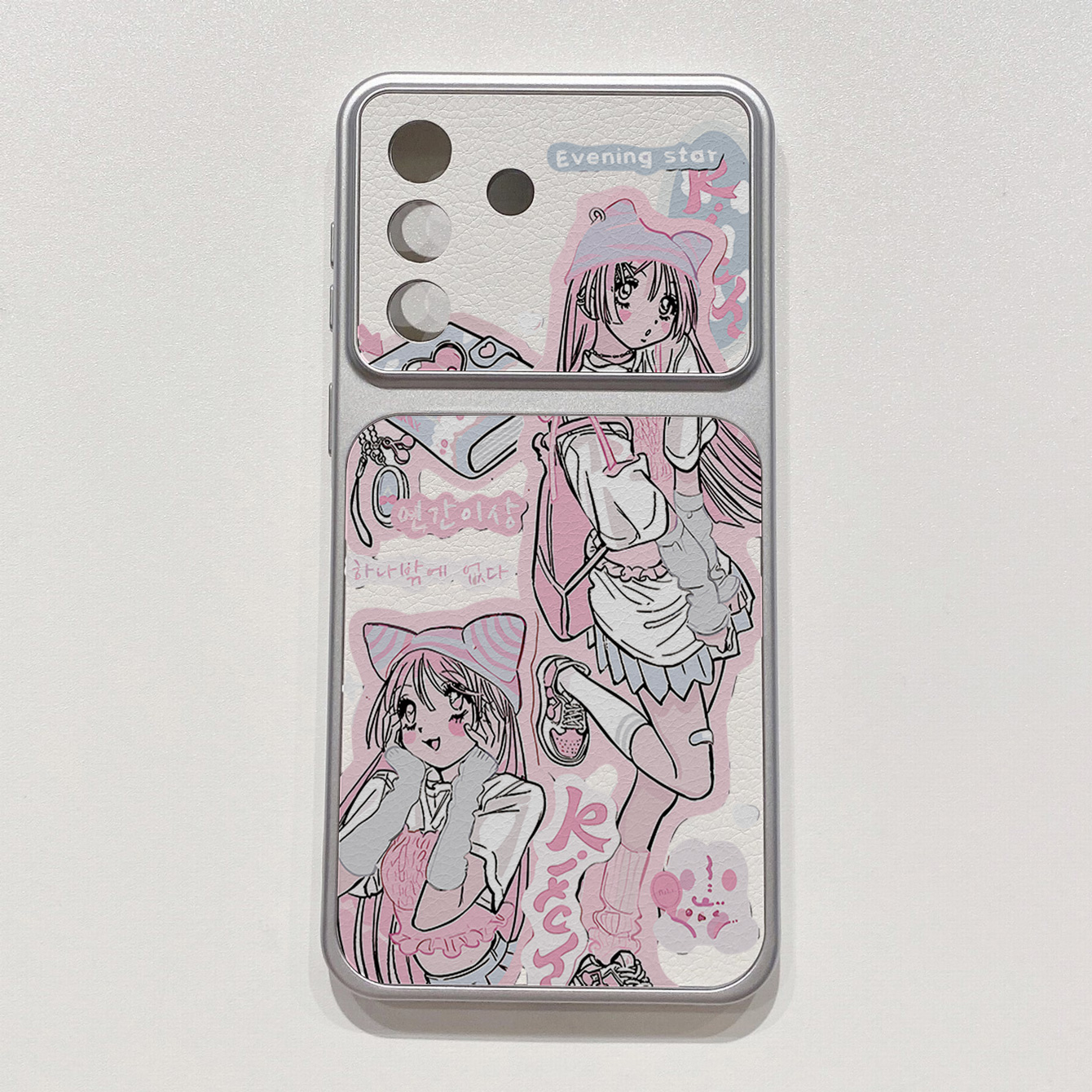 for iPhone 18 17 Pro Max 16 15 14 Plus Phone Case PU Leather Shockproof Cover Funny Mickey