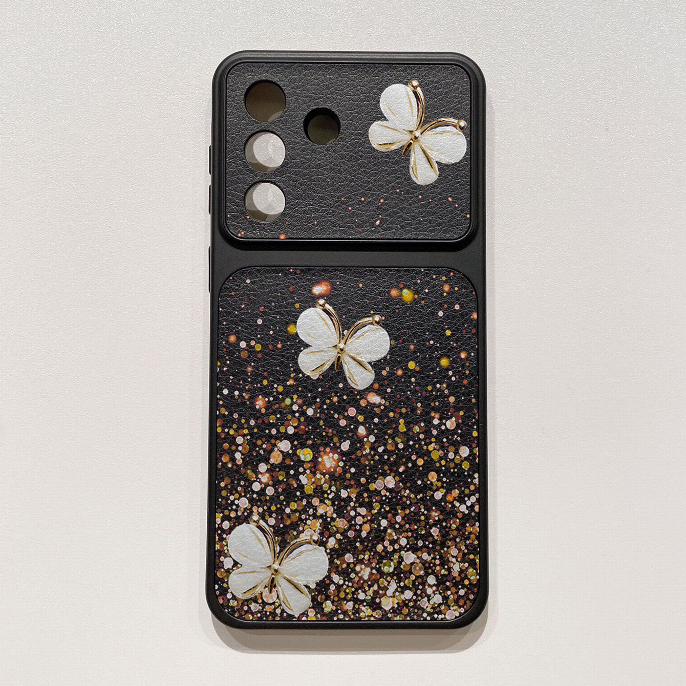 for iPhone 18 17 Pro Max 16 15 14 Plus Phone Case PU Leather Shockproof Cover Finger heart Mickey Minnie