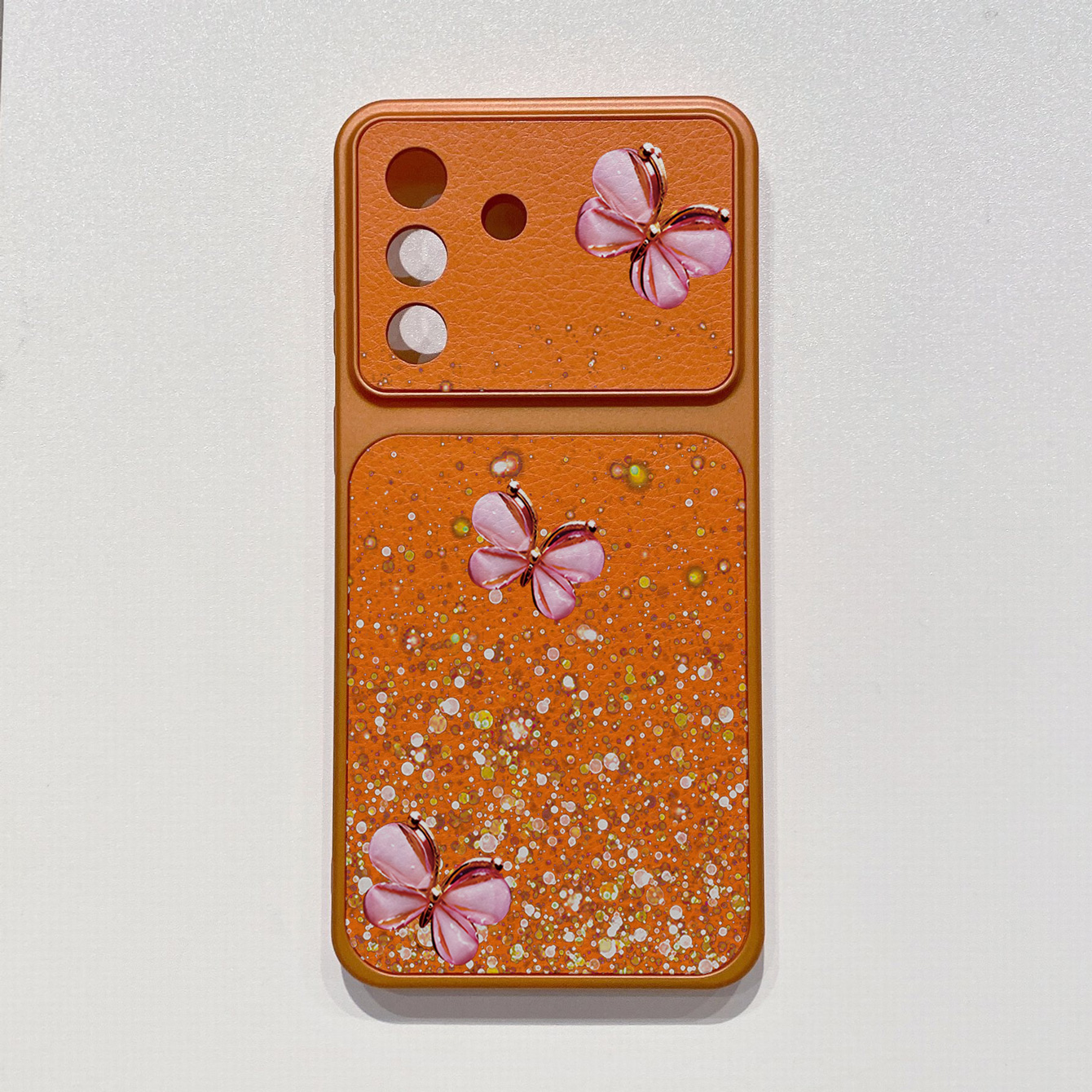 for iPhone 18 17 Pro Max 16 15 14 Plus Phone Case PU Leather Shockproof Cover Finger heart Mickey Minnie