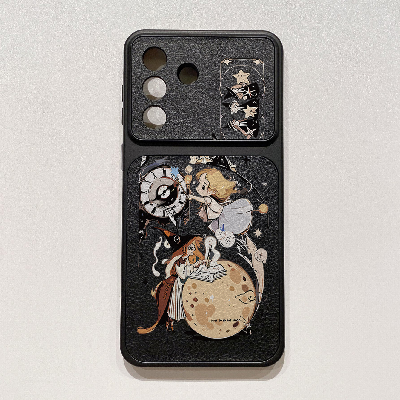 for iPhone 18 17 Pro Max 16 15 14 Plus Phone Case PU Leather Shockproof Cover Funny Mickey