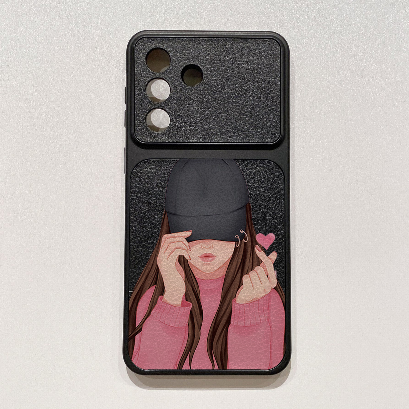 for iPhone 18 17 Pro Max 16 15 14 Plus Phone Case PU Leather Shockproof Cover Icecream Stitch Angel