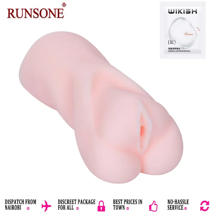 Pussy Compact Male Masturbator Free Lubricant Gel 3D Lifelike Vagina Jerk Off Masturbation Cup Stroker Love Doll Realistic Sex Toy For Men Couple - image 11