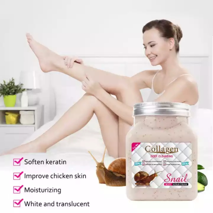 Pei Mei Collagen Snail Body Scrub Cream