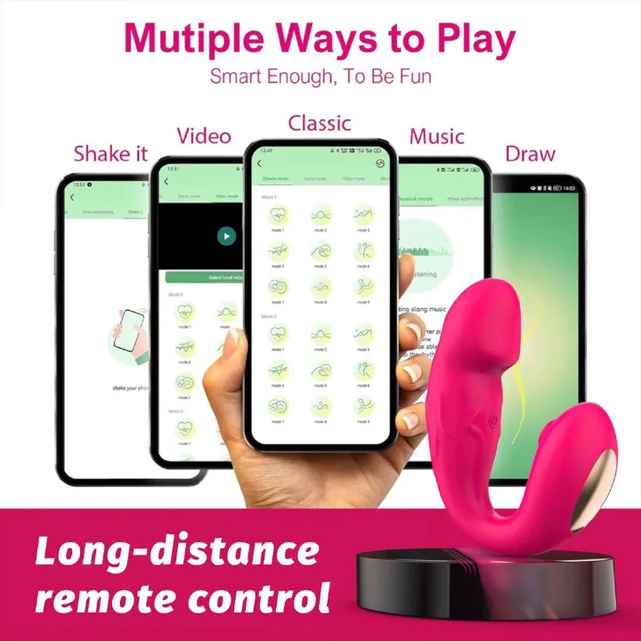 Wearable Dildo APP Sucking Vibrator Remote Control 9 Modes of Clitoral Sucker G Spot Vibrating Stimulator Anal Butt Plug Rechargeble Waterproof Adult Foreplay Sex Toy for Couples Women Lesbian Solo - image 17