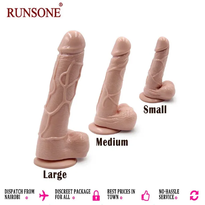 3 Sizes Dildo Options Small Medium Large Realistic Silicone Dildos Monster Cock Suction Cup Hands Free G-Spot Vaginal Anal Lifelike Stimulator Adult Masturbation Sex Toy Perfect Love Gift for Women - image 8