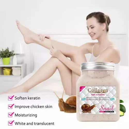 Collagen Snail Body Scrub Cream & Exfoliating Face 500 ml