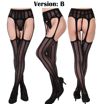 Womens Sexy 10 Styles Stockings Suspender Pantyhouse Thigh High Mid Waist Hose Tights Fishnet Garter Thighhigh for Choice