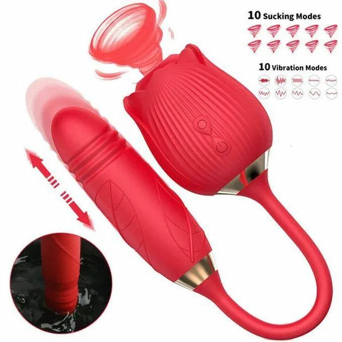 G-Spot Vibrator Cli_t Sucking And Thrusting Adult Dildo Sex Toy For Women.. - image 2