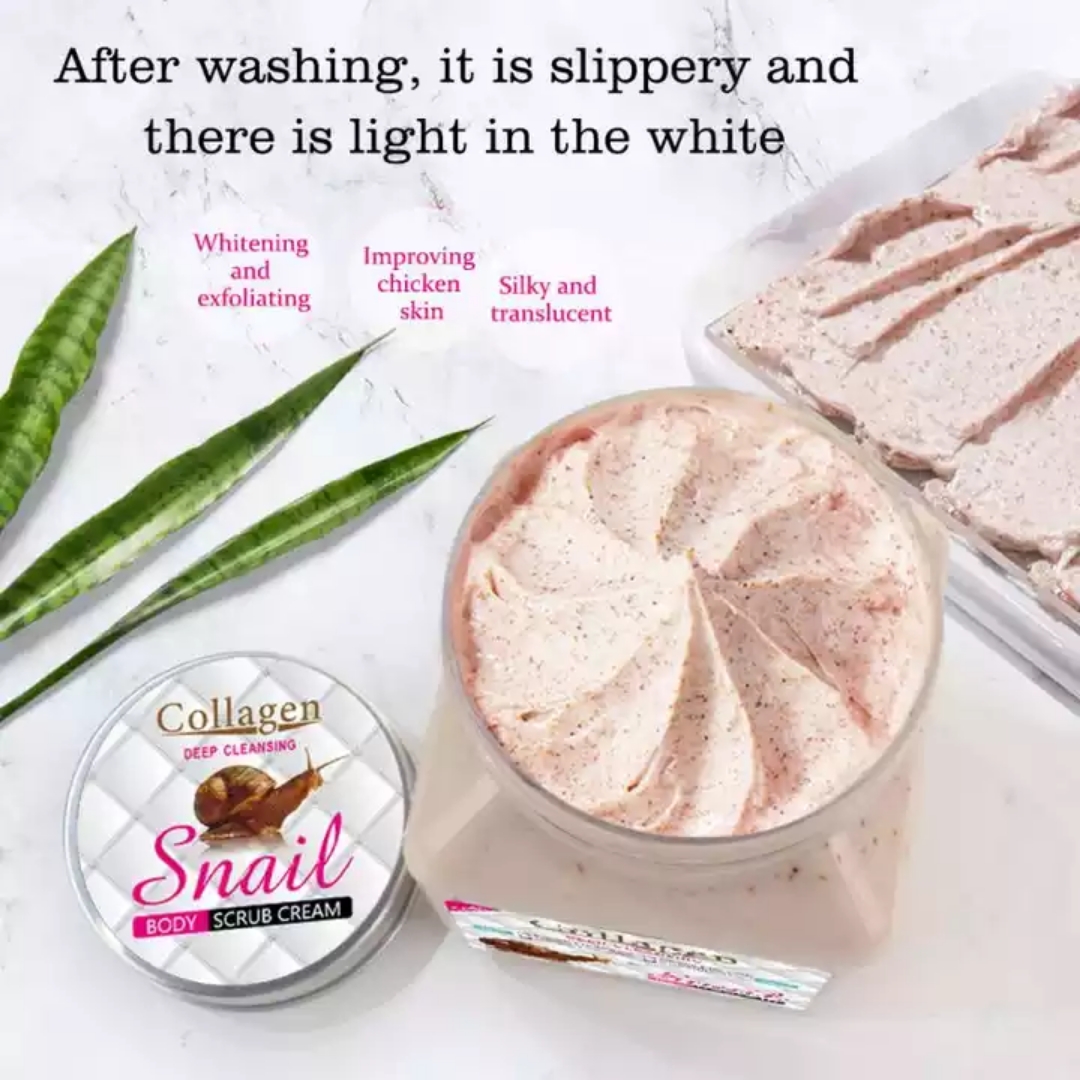 Pei Mei Collagen Snail Body Scrub Cream