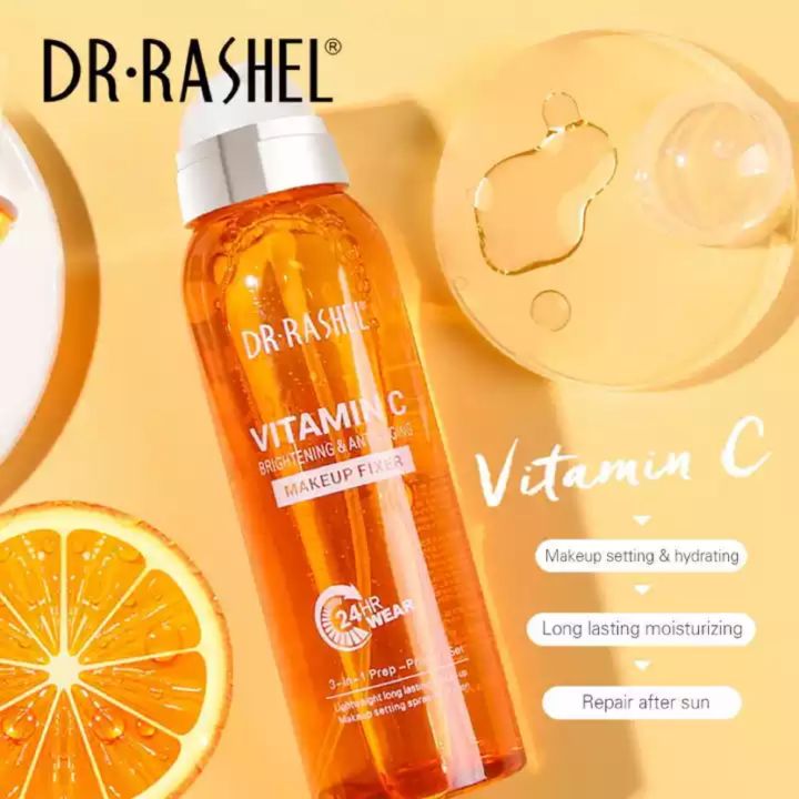 Dr. Rashel Vitamin C Brightening & Anti-Aging Makeup Fixer Fix Spray - 160ml