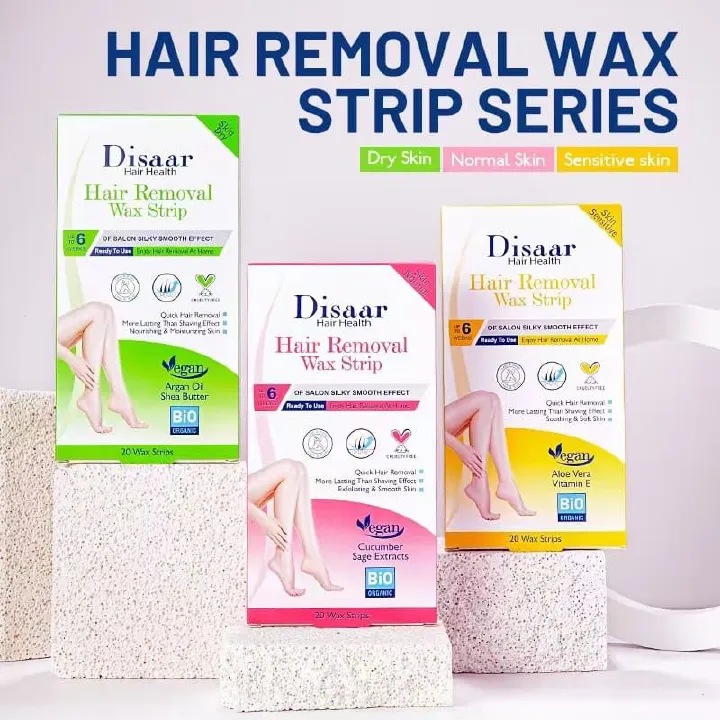 Disaar 20 Strips/Set Exquisite Girl Hair Removal Wax Strip,