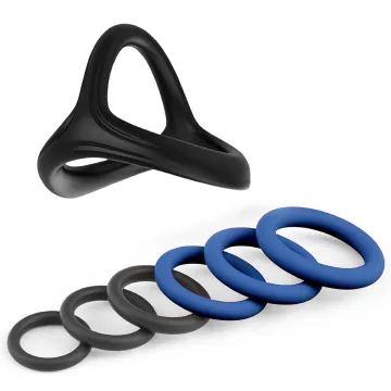 7pcs Pack Elastic Cock Ring Testicle Restraint Sexual Pleasure Erection Enhanced Silicone Penis Rings Prolonged Intercourse Long Lasting Stronger Ultra Soft Stretch Adult Sex Toy for Men Couples - image 12
