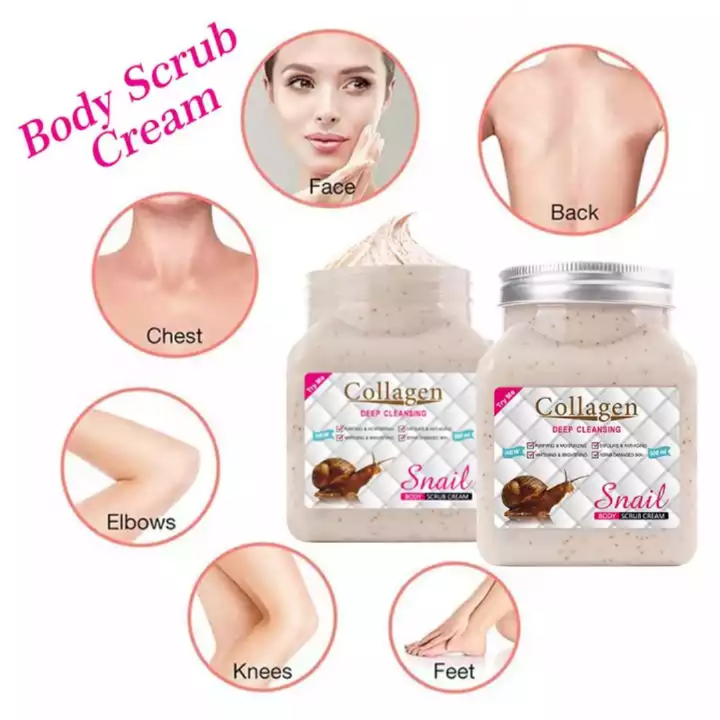 Pei Mei Collagen Snail Body Scrub Cream
