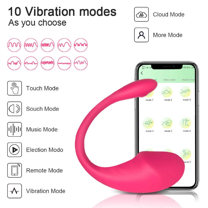 Wearable Wireless Vibrator Basic APP Version Smart Long Distance Remote Control Dildo Kegel Ball Adult Sex Toy for Women - image 14
