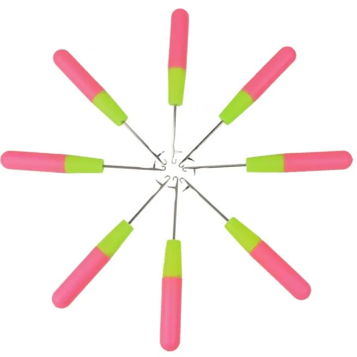 2/3/4 PCs Latch Hook Crochet Needle For Braids Hair Wig & Shaggy Mats Making Craft DIY Tool