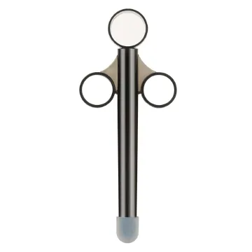 10ml Lube Anal Applicator Lubricant Launcher Reusable Lub Shooter Butt Plug Cleaning Enema Bulb Injector with Scale Smooth Rounded Cap for Men Women Couples
