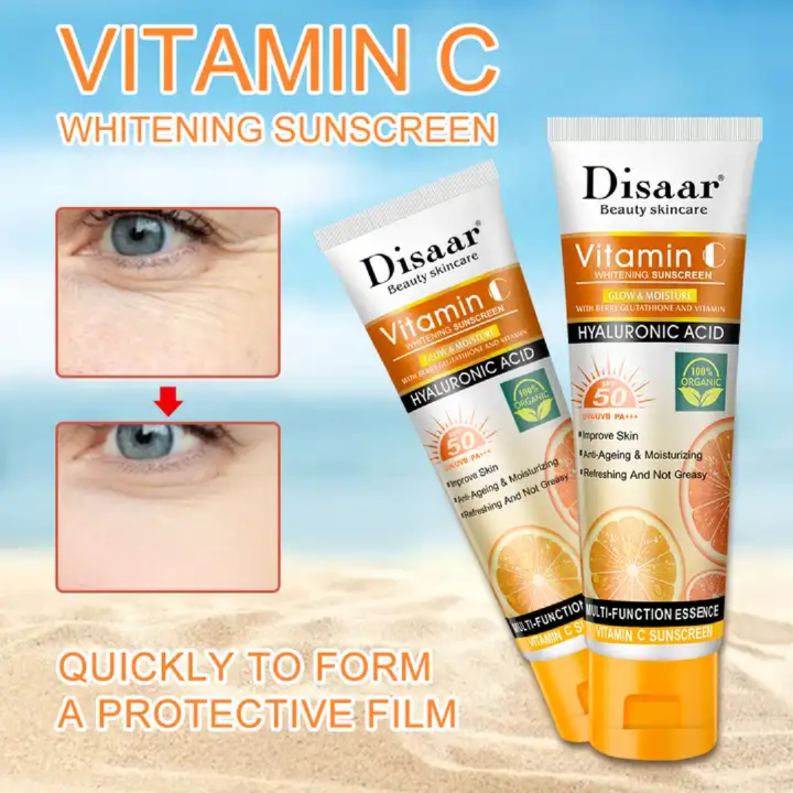Vitamin C Sunscreen Rice Sun Cream SPF 50+