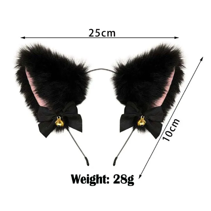 5pcs Set Anal Plug Butt Beads Fox Tail Plush Cat Ears Headband Nipples Clips Cosplay Fancy Dress Up BDSM Fetishwear Costume Bondage Gear Adult Sex Toy for Role Game Play - image 10