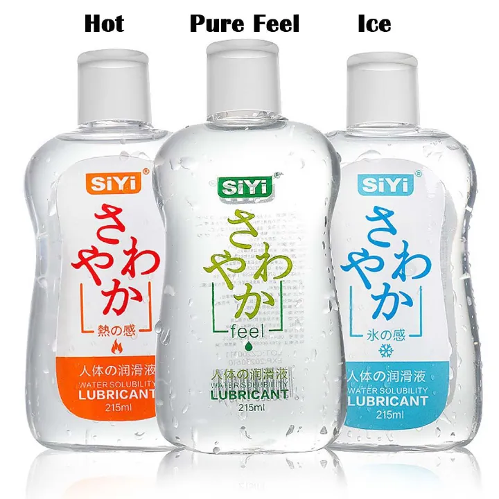 SiYi 215ml Sex Lubricant Water Based Lube Massage Body Gel Vagina Anal G-Spot Masturbation Lubes Adult Toy BDSM Play Game Intimate Pleasure Love Oil for Women Men Couple