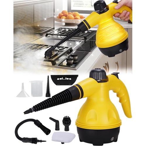 1200Watts Handheld Steam Cleaner: Multi-Surface Steamer with Accessories and safety lock, Pressurized Natural Steam sterilizer Cleaner for Home Cleaning Dirt, Grease, Grout, Tile, Floor, Couch and Car