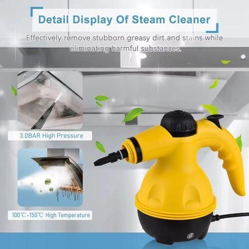 1200Watts Handheld Steam Cleaner: Multi-Surface Steamer with Accessories and safety lock, Pressurized Natural Steam sterilizer Cleaner for Home Cleaning Dirt, Grease, Grout, Tile, Floor, Couch and Car