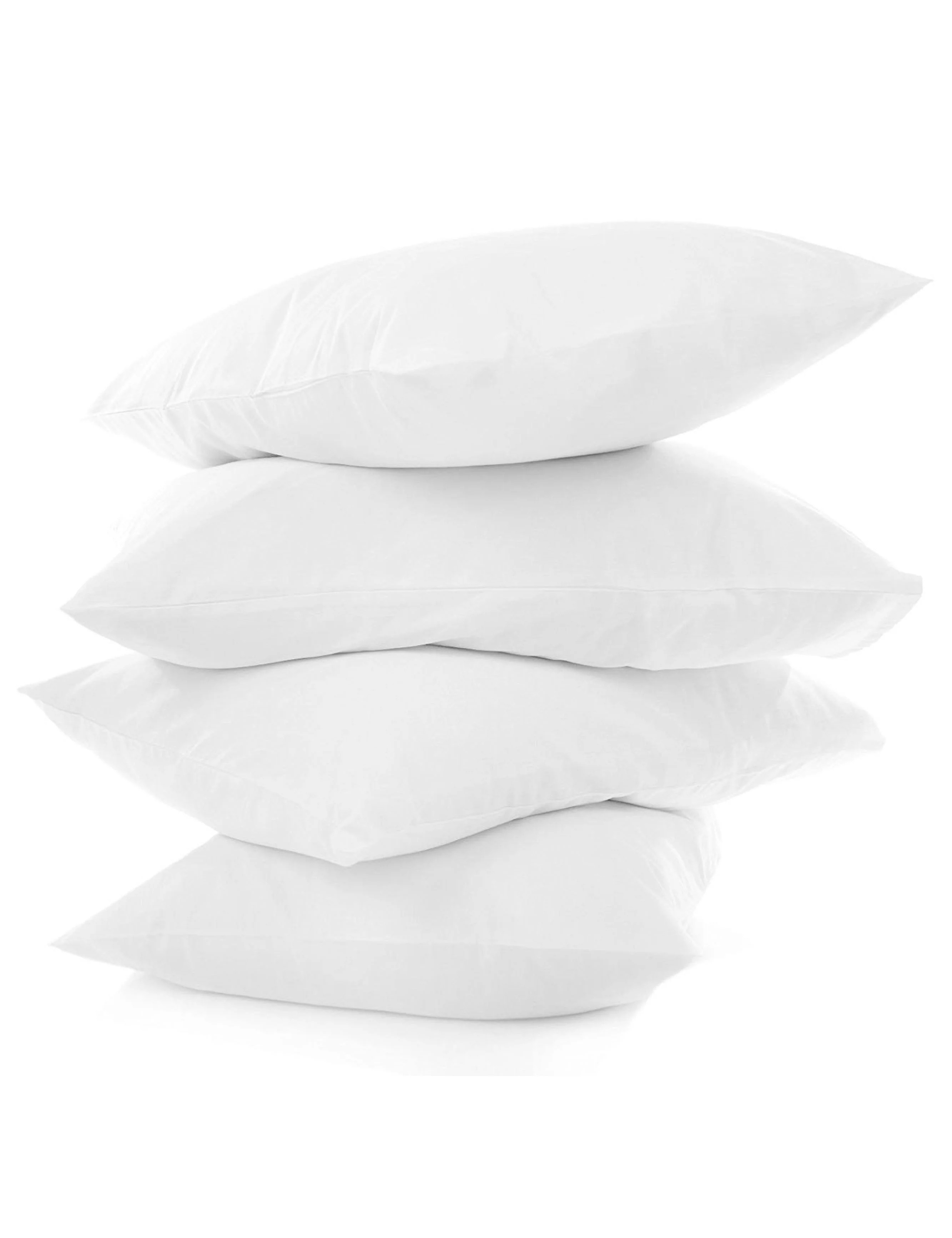 2Pcs 1kg Premium Fibre Pillows – Ultra-Soft, Luxury, Hypoallergenic, Breathable & Fluffy Bed Pillow - Random Color Dispatch – No Pillowcase Included