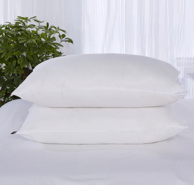 2Pcs 1kg Premium Fibre Pillows – Ultra-Soft, Luxury, Hypoallergenic, Breathable & Fluffy Bed Pillow - Random Color Dispatch – No Pillowcase Included