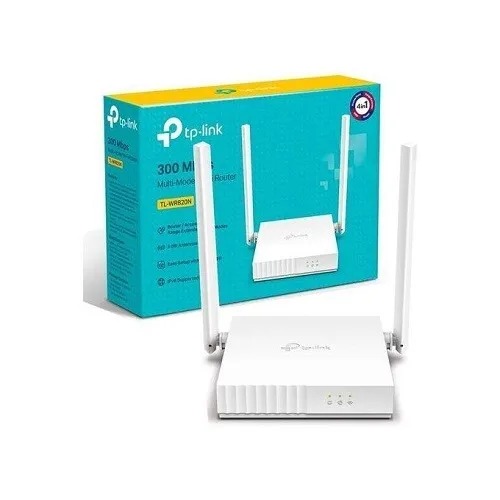 TP-LINK TL-WR820N Wi-Fi Router | 300Mbps Wireless N Speed | Dual 5dBi Antennas | IPTV Support | IPv6 Compatible | Guest Network & Parental Controls