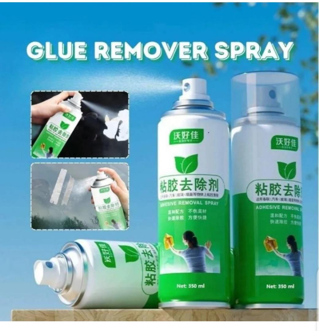 Multipurpose Sticker Adhesive Glue Remover Spray, Sticker Lifter Stain Remover Adhesive Cleaner All Purpose Effective Adhesive Remover Liquid for Glass, Metal, Wall