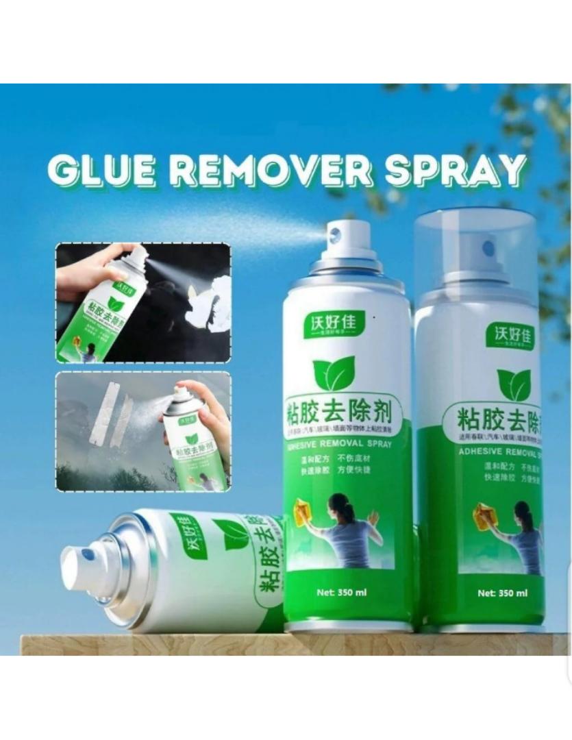 Multipurpose Sticker Adhesive Glue Remover Spray, Sticker Lifter Stain Remover Adhesive Cleaner All Purpose Effective Adhesive Remover Liquid for Glass, Metal, Wall