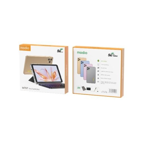 AMAZING OFFERS!! MODIO M797 5G KID'S TABLET: | 7-Inch HD IPS Display | 6GB RAM+256GB Storage | 3000mAh Battery | 5MP Rear & 2MP Selfie Camera | Android 13 | Dual SIM+WiFi | Bluetooth | - Tablets